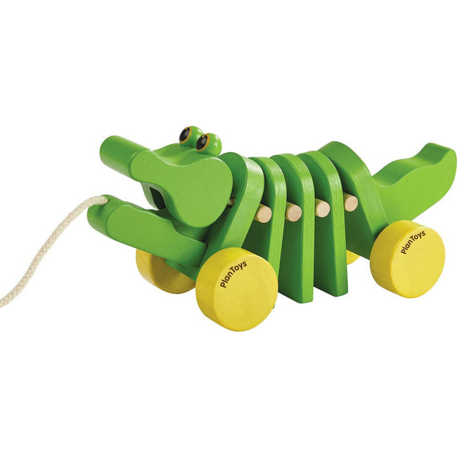 PlanToys Dancing Alligator Pull-allong Toy