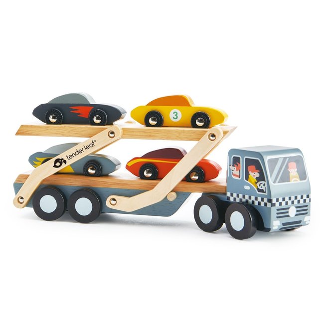 Tender Leaf Toys Vrachtwagen Met Auto's Hout