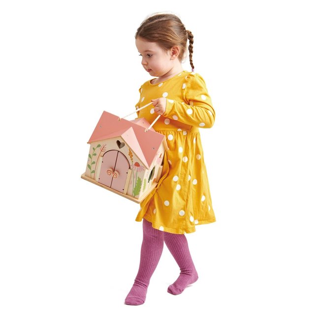 Tender Leaf Toys Houten Poppenhuis Cottage Rosewood