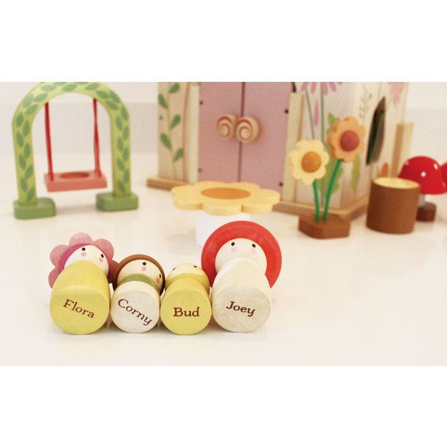 Tender Leaf Toys Puppenhaus Cottage Rosewood Holz