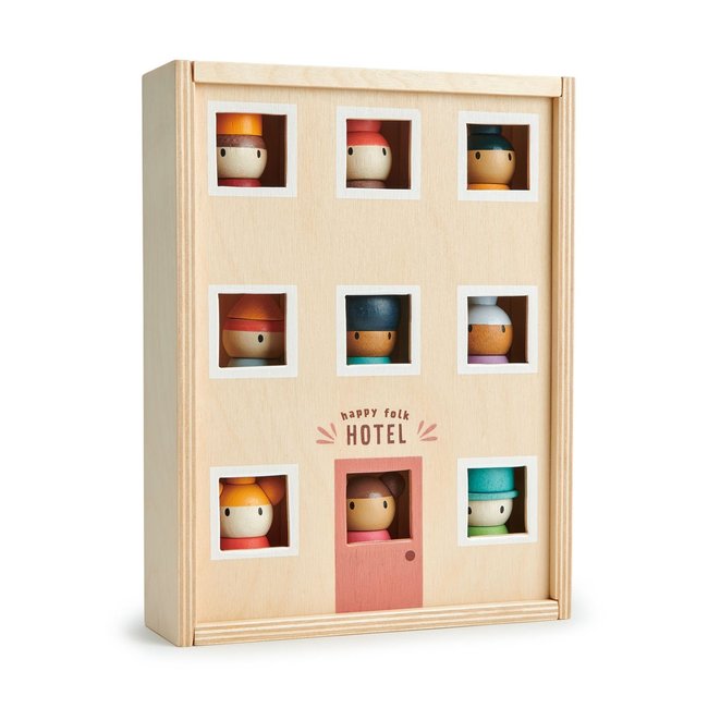 Tender Leaf Toys Happy Folk Hotel Hout