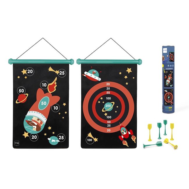 Scratch Creatief Speelgoed Magnetic Dart Board Space Large