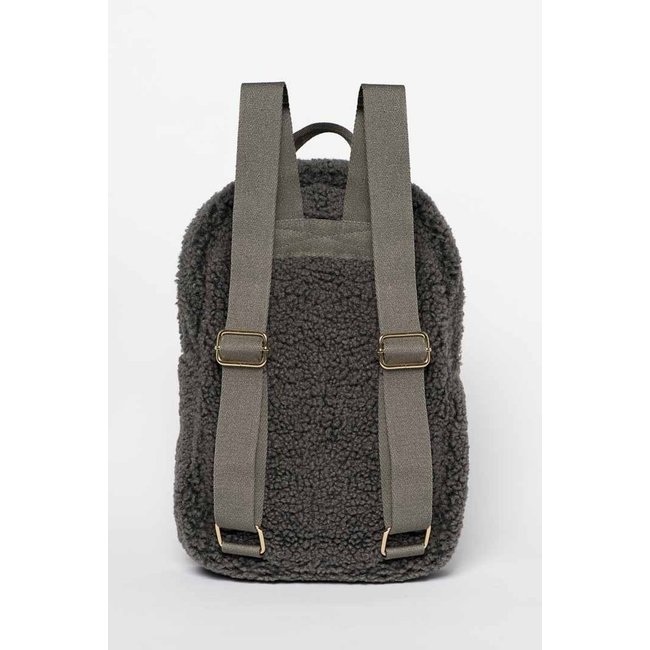 Studio Noos Rucksack Teddy Mini Chunky Grau