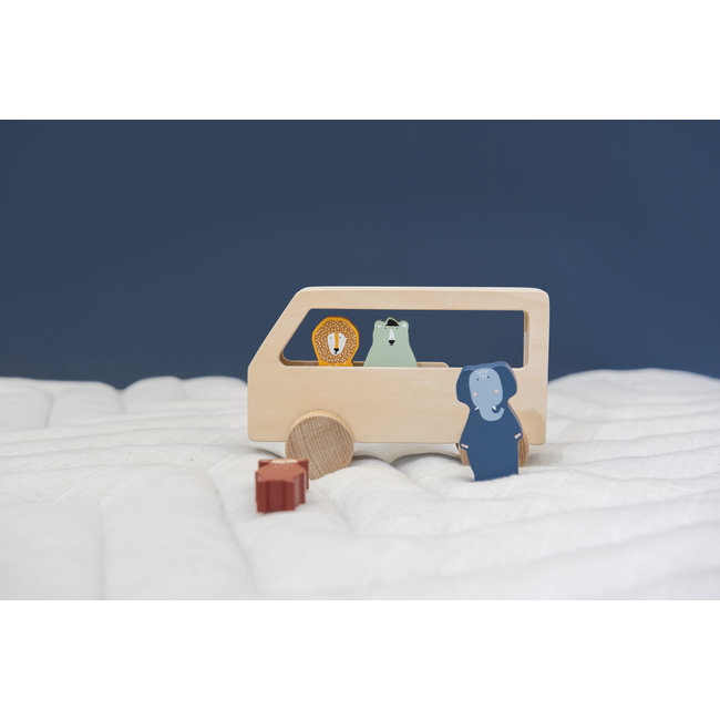 Trixie Baby & Kids Holzbus mit Tieren