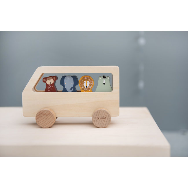 Trixie Baby & Kids Holzbus mit Tieren