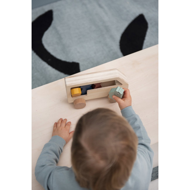 Trixie Baby & Kids Wooden Animal Bus