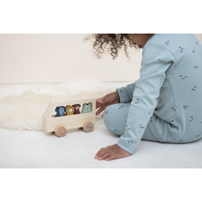 Trixie Baby & Kids Holzbus mit Tieren