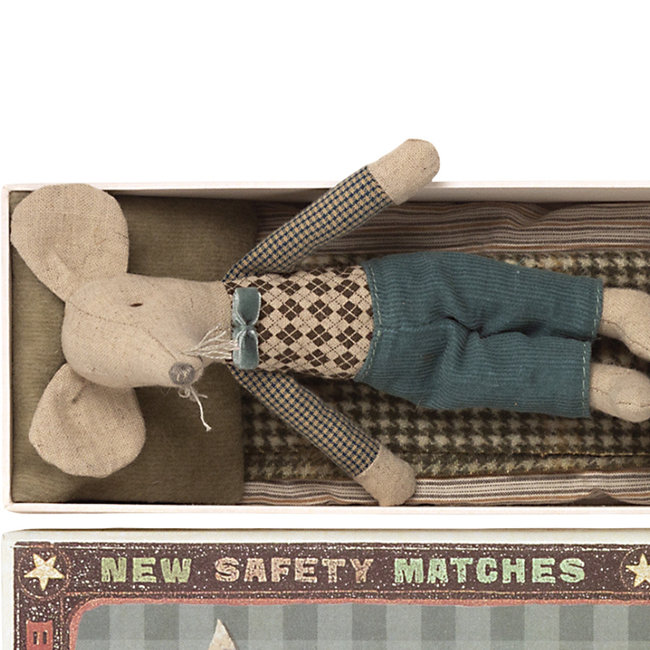 Maileg Grandpa & Grandma Mouse In Matchbox
