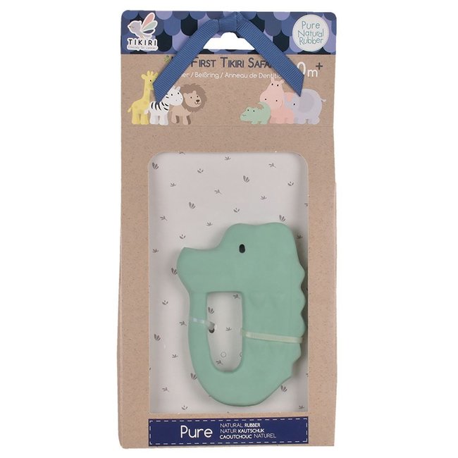 Tikiri Crocodile Teether Green