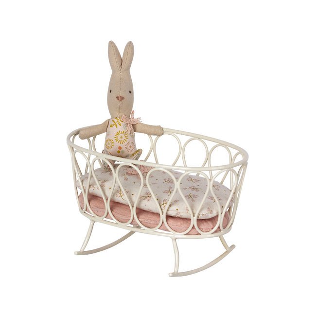 Maileg Cradle with sleeping bag My Rose