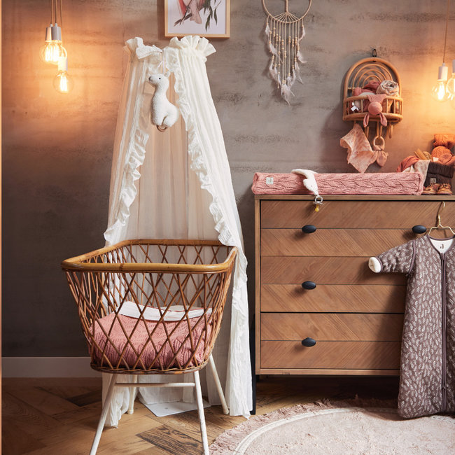 Jollein Sluier Vintage Ruffle Ivory 155 cm