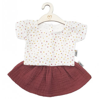 Hollie Poppenspeelgoed Dolls Skirt & Shirt Dots