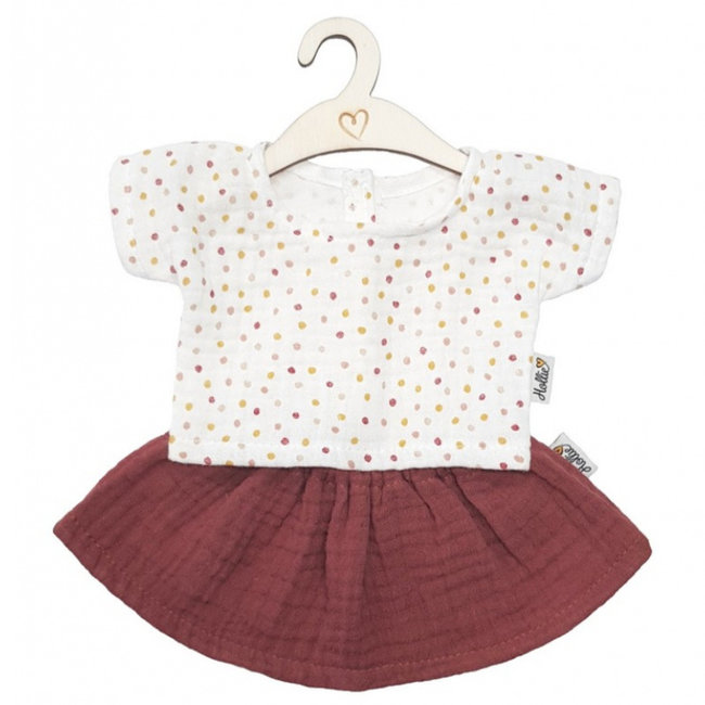 Hollie Poppenspeelgoed Poppen Rokje & Shirt Dots (voor Gordi)