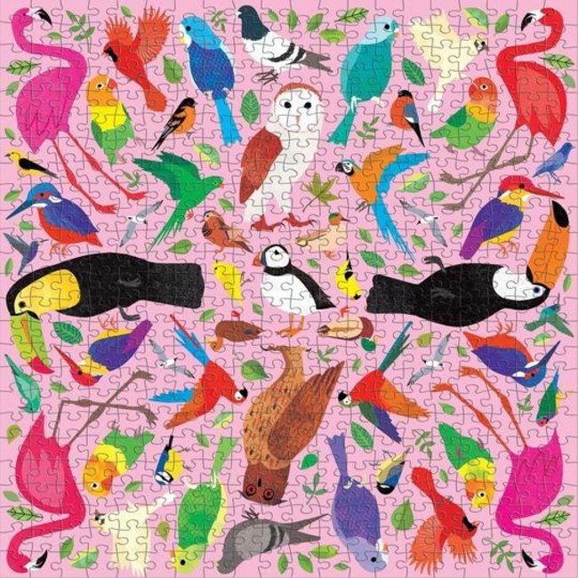 Mudpuppy Puzzel Kaleido Vogels 500 st. 8 jaar+