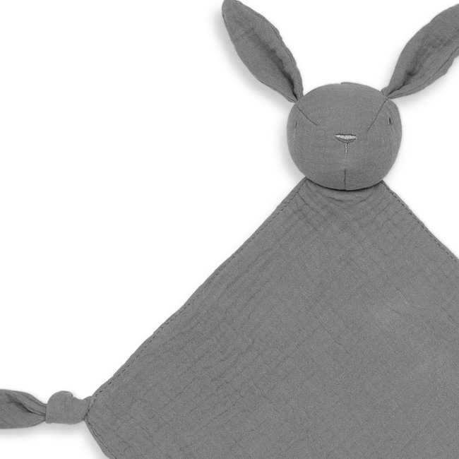 Jollein Schnullertuch Bunny Ears Storm Grey