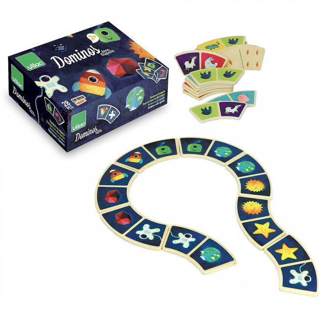 Vilac Domino Spel Ruimte Hout 6065