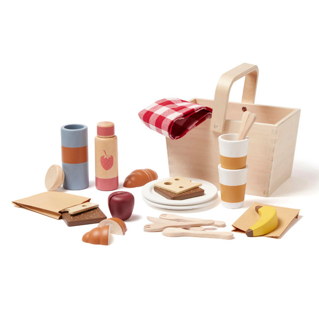 Kids Concept Picknick Mand Kid's Hub hout 1000605