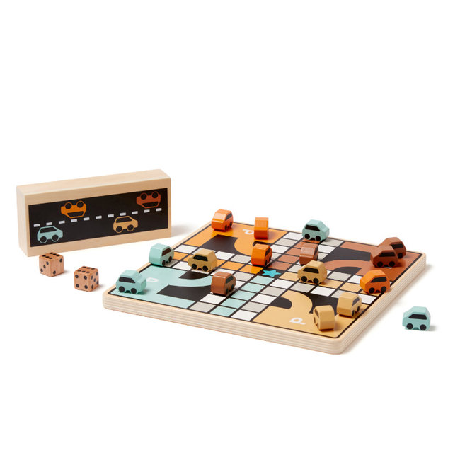 Kids Concept Ludo Spel Auto's Hout 1000602