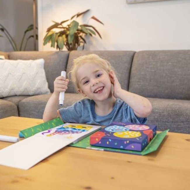 Tiger Tribe Colouring Set Dot Paint Party Time