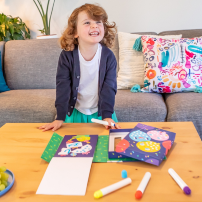 Tiger Tribe Colouring Set Dot Paint Party Time