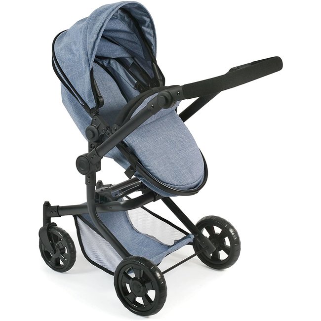 Bayer Chic 2000 Doll's Pram 2-in-1 Mika Blue