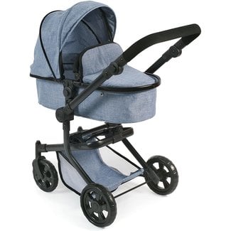 Bayer Chic 2000 Poppenwagen 2-in-1 Mika Blauw