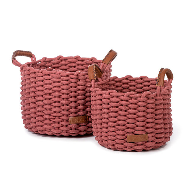 KidsDepot Baskets Korbo Coral Red Medium