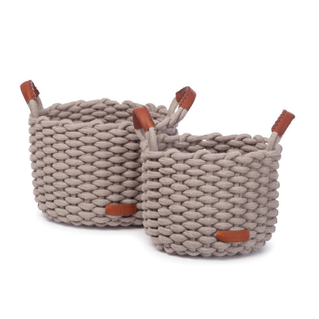 KidsDepot Baskets Korbo Mist Grau Medium
