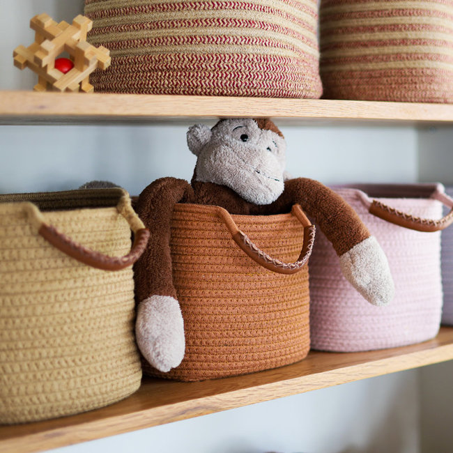 KidsDepot Storage Basket Ewa Ochre