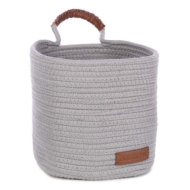 KidsDepot Storage Basket Ewa Grey