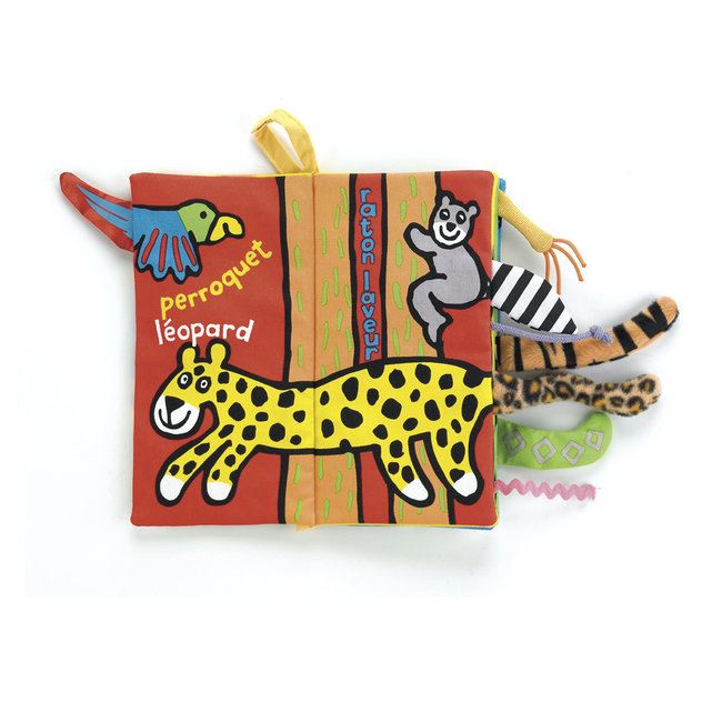 Jellycat Soft Baby Book Jungle Tails