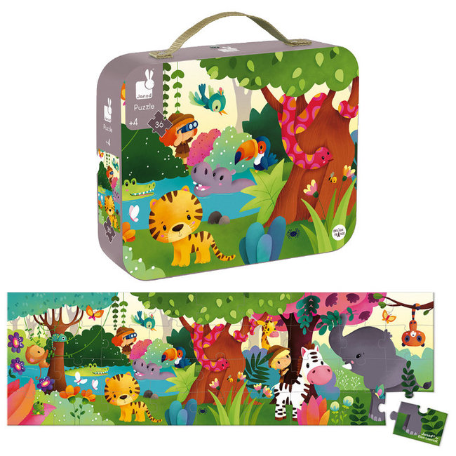 Janod Puzzel Jungle Panorama 36 st. 4 Jaar+