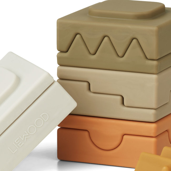 Liewood Stapelturm Puzzle Morgan Khaki