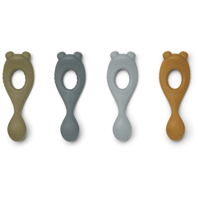 Liewood Kinderlöffel Liva Blau Mix 4er Set