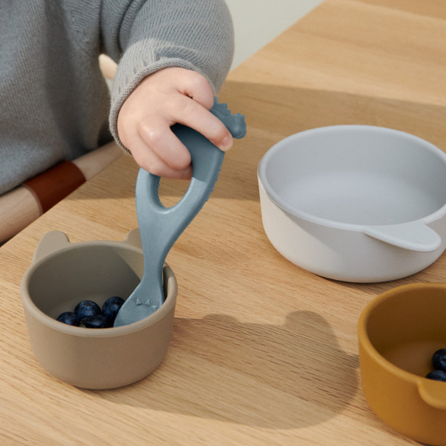 Liewood Kinderlöffel Liva Blau Mix 4er Set