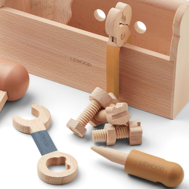Liewood Tool Set Luigi Wood