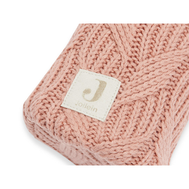 Jollein Hot Water Bottle Cover Spring Knit Rosewood