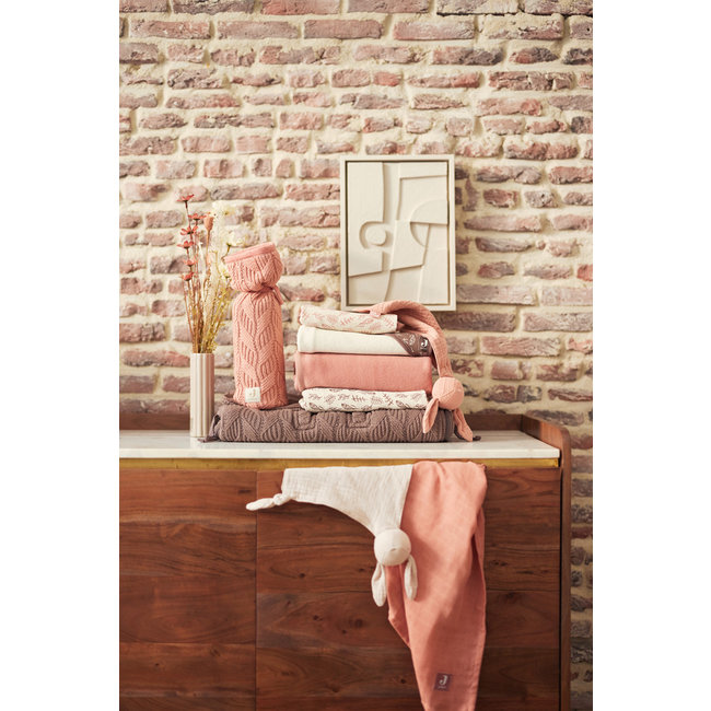 Jollein Hot Water Bottle Cover Spring Knit Rosewood