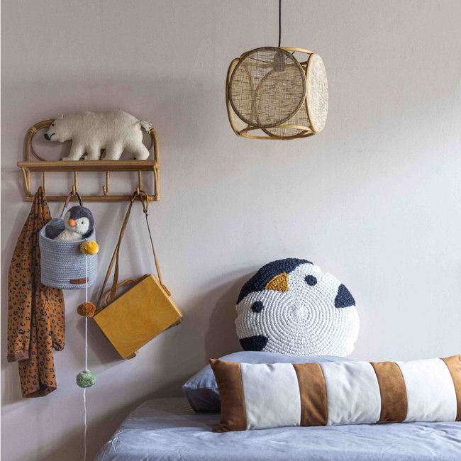 KidsDepot Zierkissen Bella Braun