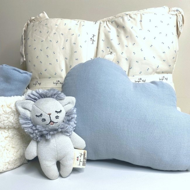 Konges Sløjd Mini Lion Rattle Grey