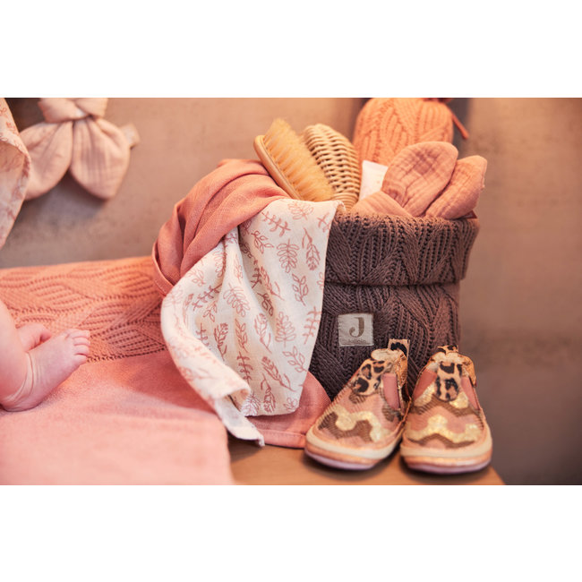 Jollein Wickelauflagenbezug Spring Knit Rosewood