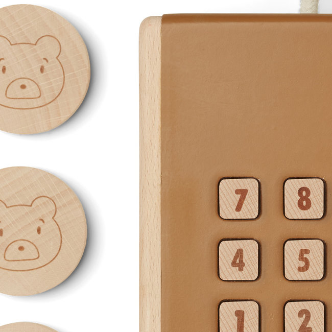 Liewood Payphone Wood Rufus Golden Caramel