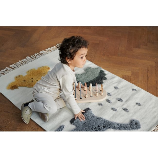 Liewood Bead Maze Wood Reagan Blue Mix