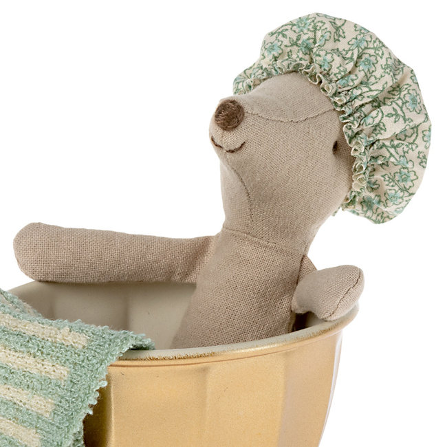 Maileg Wellness-Maus Im Bad 13 cm