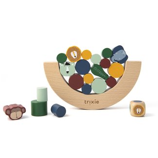 Trixie Baby & Kids Evenwichtsspel Wilde Dieren Hout