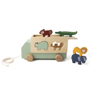 Trixie Baby & Kids Lastwagen Steckspiel Tieren