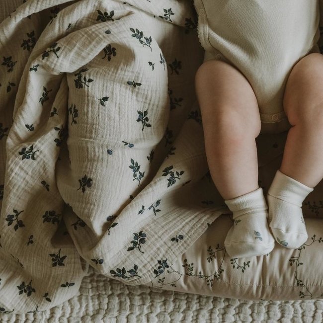 Garbo & Friends Baby Mulltuch Blueberry 110 x 110 cm