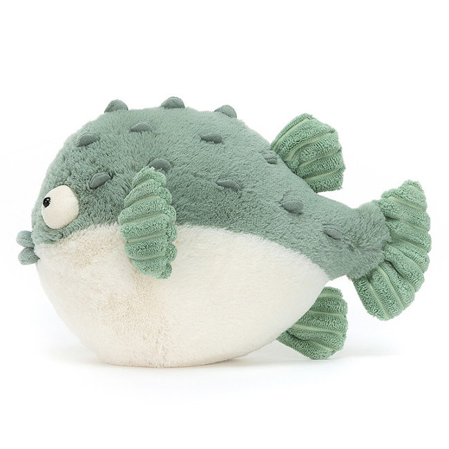 Jellycat Pacey Pufferfish Green 23 cm
