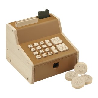 Liewood Cash Register Buck Wood Golden Caramel