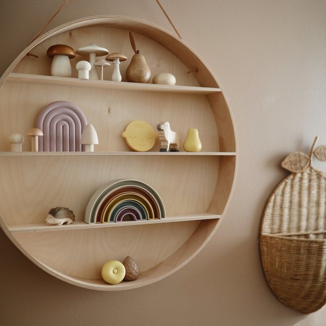 Mushie Regenbogen Stapelturm Tropical